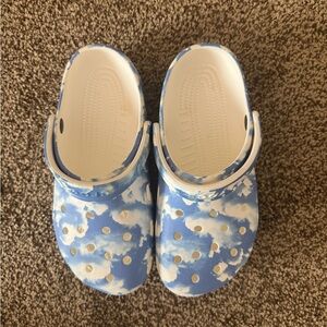 Blue Cloud Crocs